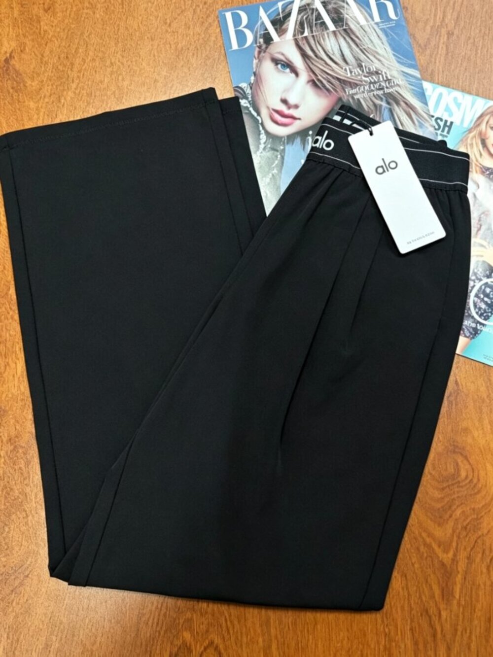 ALO Yoga Suit Up Trouser Black NWT Regular 30" Inseam🖤 - Picture 8 of 10